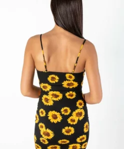 Sunflower Mini Dress -US Clothing Shop sunflower mini dress 5 51538.1676390785