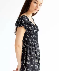 Sunflower Smocked Waist Romper 1 -US Clothing Shop sunflower smocked waist romper 5 20089.1666808244