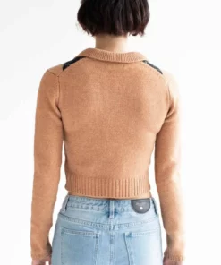 Terra Argyle Collared Sweater -US Clothing Shop terracotta argyle collared sweater 7 31278.1692389612