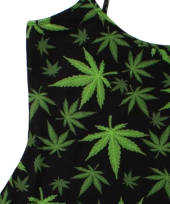 Weed Print Mini Dress -US Clothing Shop weed mini dress 2 91453.1681504385