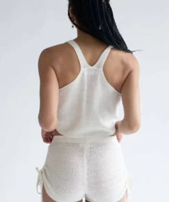 White Cinched Knit Cami & Shorts Set 11 White Cinched Knit Cami & Shorts Set -US Clothing Shop white cinched knit cami and shorts set 6 71699.1666808944
