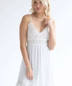 White Crochet Top Dress -US Clothing Shop white crochet top dress 2 41059.1666805988