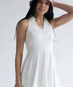 White Polo Skater Dress -US Clothing Shop white polo skater dress 2 79717.1666807716